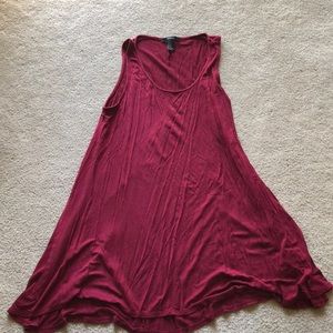 Loose Red Dress